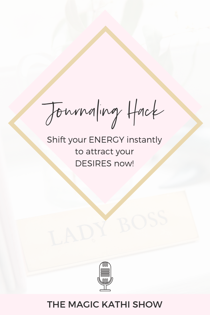 Is journaling a part of your daily routine? The majority of successful female entrepreneurs leverage the power of their morning routine. Besides meditation, breath work + movement, writing is a big part of it. I’m obsessed with the MAGIC of this amazing tool. That’s why I wanted to share my little hack with you.THIS energy shift can literally turn your whole day around. You’ll feel and hear in this episode how excited I am about it. So soak into the energy, feel the feels and start living in a higher frequency. Of course my favorite tool – Journaling – is the focus of this mini hack. If you don’t know how to leverage journaling in your morning routine, go ahead and listen sister