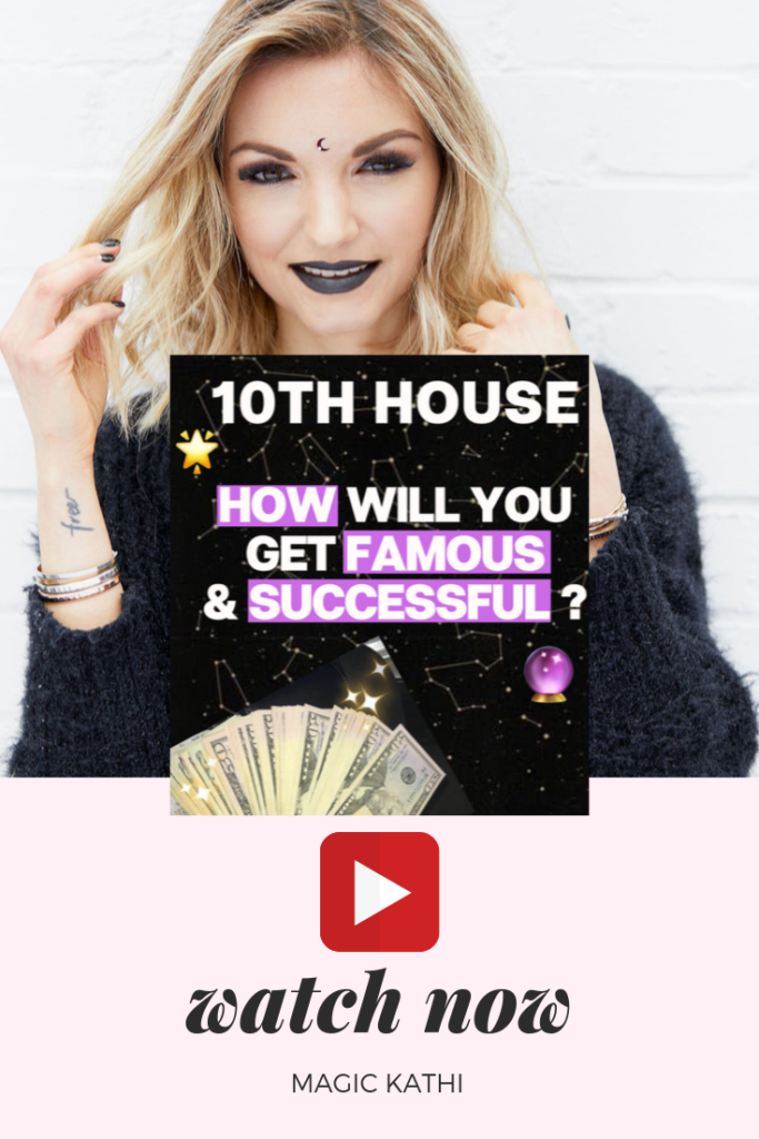 The 10th house in your birth chart represents your CAREER, SOCIAL STATUS, FAME & LEGACY. With the MIDHEAVEN on the 10th house cusp, you can figure out which career path your soul chose for this lifetime. Join me in this video to dive even deeper into your unique success strategy!