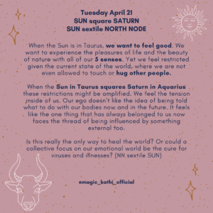Welcome Taurus Season with a New Moon in Taurus and Pluto Retrograde in Capricorn
