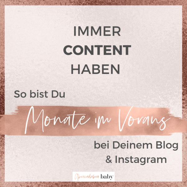 Kontinuierlich Posten: der Nummer 1 Trick für regelmäßige Blogposts & Instagram Content!