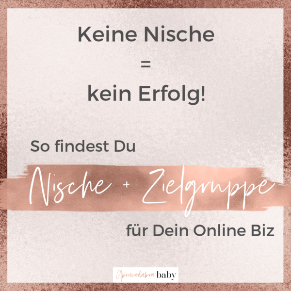 Warum Dein Online Business ohne klare Nische verloren ist + wie Du sie definieren musst!