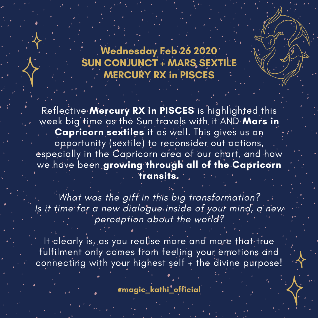 This week in Astrology: Mercury Retrograde in Pisces is highlighted by ...