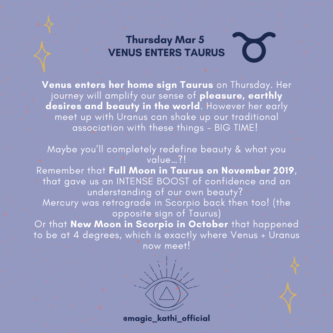 This week in Astrology Venus enters Taurus, Sun conjunct Neptune in