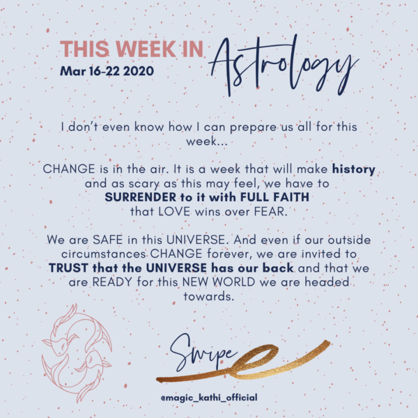This Week in Astrology: Astrology of Covid-19, Sun enters Aries + Saturn moves into Aquarius!