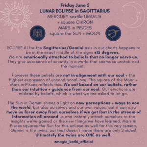 This Week in Astrology: Eclipse Season, Lunar Eclipse in Sagittarius